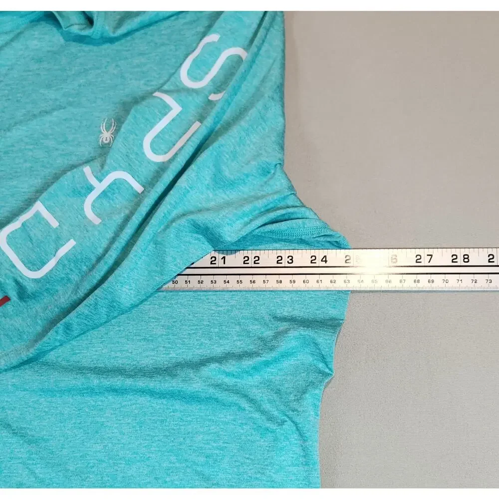 Spyder Swim Men’s XL Rash Guard UPF 50+ Long Sleeve Aqua Quick Dry